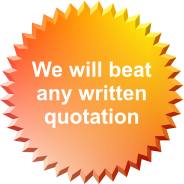 We will beat any written quotation